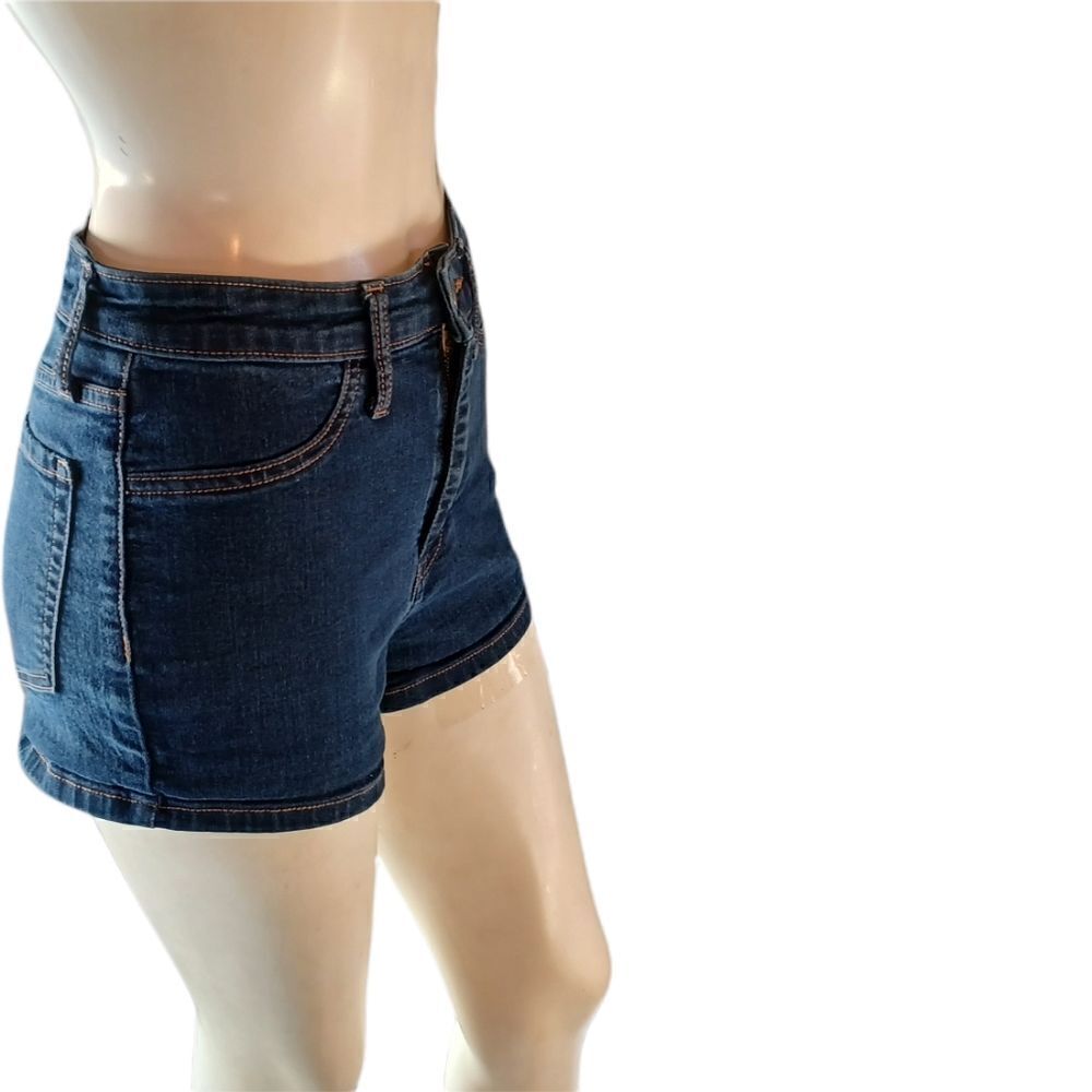 601648......Wild Fable Dark Wash Jean Shorts Size 8/29, 27"W, 2" Inseam - Picture 4 of 6